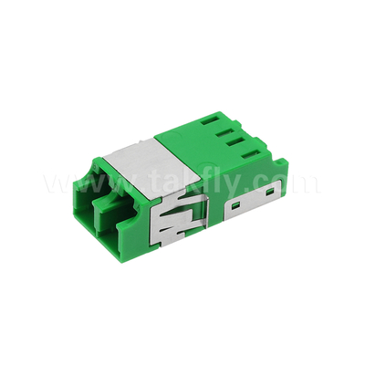 LC Duplex Fiber Optic Adapter Single Mode APC UPC ไม่มีฟลานจ์