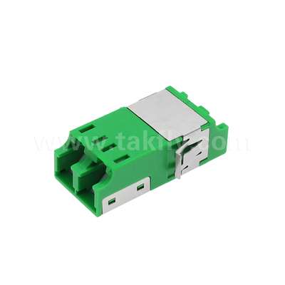 LC Duplex Fiber Optic Adapter Single Mode APC UPC ไม่มีฟลานจ์