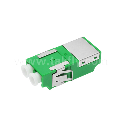 LC Duplex Fiber Optic Adapter Single Mode APC UPC ไม่มีฟลานจ์