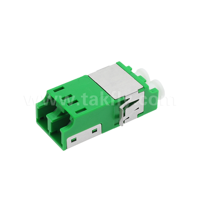 LC Duplex Fiber Optic Adapter Single Mode APC UPC ไม่มีฟลานจ์