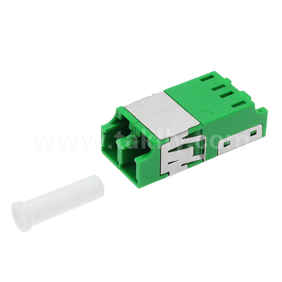LC Duplex Fiber Optic Adapter Single Mode APC UPC ไม่มีฟลานจ์