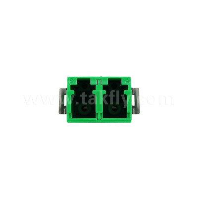 LC Duplex Fiber Optic Adapter Single Mode APC UPC ไม่มีฟลานจ์