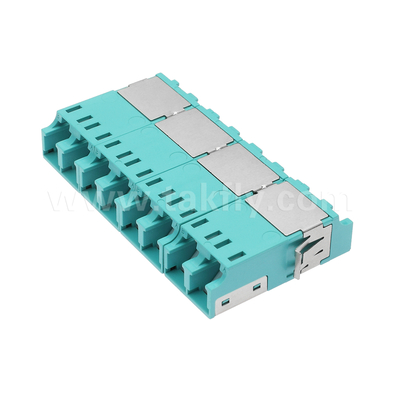 อัดแปลงไฟเบอร์ออปติก LC ความหนาแน่นสูง 6/8/12 ทาง APC UPC Single/Multi Mode