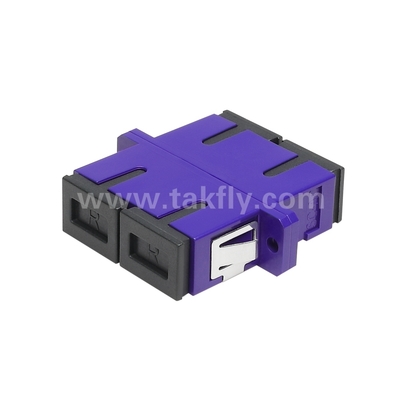 SC Duplex Fiber Optic Adapter Single-Mode Multimode APC UPC เครื่องปรับไฟเบอร์ออปติก