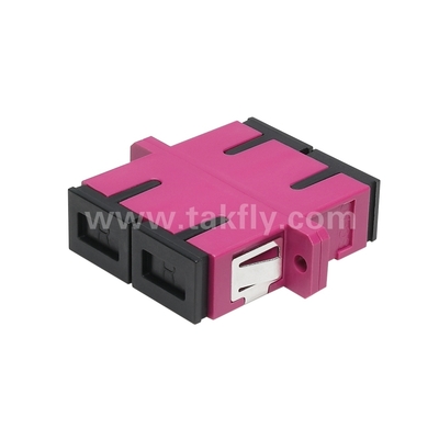 SC Duplex Fiber Optic Adapter Single-Mode Multimode APC UPC เครื่องปรับไฟเบอร์ออปติก