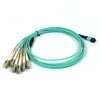 สายแพทช์คอร์ดไฟเบอร์ออปติก MTP-LC Plenum Jumper Cable LSZH