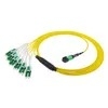 16F OM5 MTP สายพับเส้นใยชาย สายพับ MPO หญิง