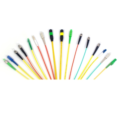 สายแพทช์คอร์ดไฟเบอร์ออปติก FC-APC 9/125um โหมดเดี่ยว ทนแรงดึง 1000N