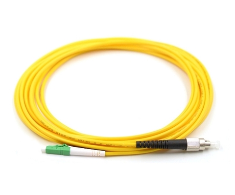 MTRJ-MTRJ Duplex Single Mode Fiber Patch Cord ความสูญเสียการใส่ 0.2dB