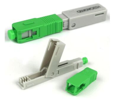FTTH Field-Assembled SC/APC Field Installable Fiber Fast Connector (Embedded-APC) สําหรับสายไฟฟ้าในบ้าน