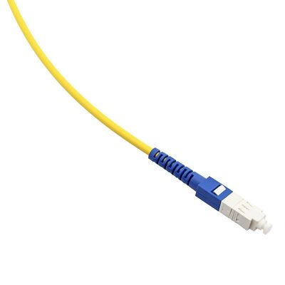 SC/APC-SC/APC Simplex Patch Cord ด้วยความสูญเสียการใส่ที่ต่ํา ความสูญเสียการสะท้อนที่สูง และความยาวที่กําหนดเอง