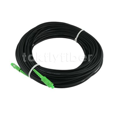 CPR Eca Certified 3.0 มม. TPU Round Drop Cable สายแพทช์ไฟเบอร์ออปติก SCAPC-SCAPC