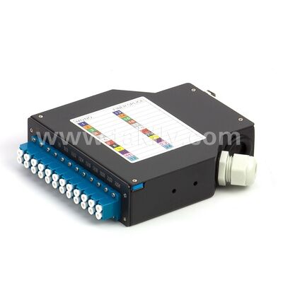 กล่องเทอร์มินอลไฟเบอร์ออปติกแบบ DIN RAIL 12 พอร์ต 24 พอร์ต / แผงแพทช์ไฟเบอร์ออปติก / ODF / กรอบกระจายแสง