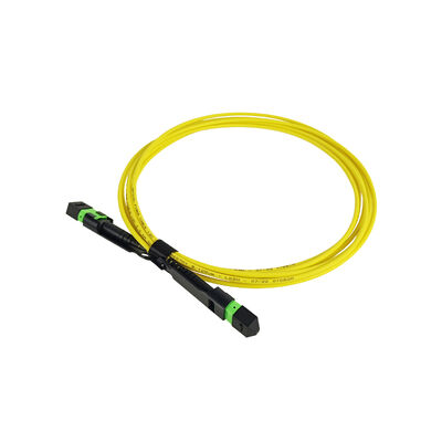 Elite MPO MTP Fiber Connector with Pull Tab SM MM Fiber Optical Breakout Cable Fiber Optic Patchcord/ Optical Fiber Patch Cable/ Optical Fiber Trunk Cable/ Optical Fiber Fanout Cable สําหรับความหนาแน่นสูง