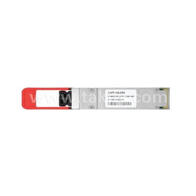 QSFP+ 40Gbps CWDM 40KM Optical Transceiver Module สําหรับศูนย์ข้อมูล FTTH FTTX
