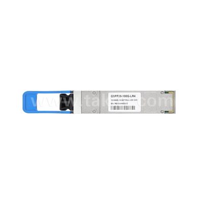 QSFP28 100Gbps LR4 10Km Optical Transceiver Module สําหรับศูนย์ข้อมูล AI FTTX