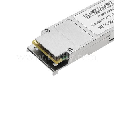 QSFP28 100Gbps LR4 10Km Optical Transceiver Module สําหรับศูนย์ข้อมูล AI FTTX