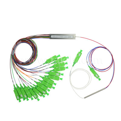 ตัวแยก PLC ใยแก้วนำแสง 1x2FBT + 1x16 PLC MINI 0.9MM