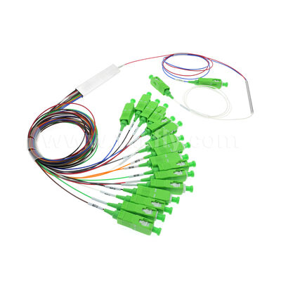 ตัวแยก PLC ใยแก้วนำแสง 1x2FBT + 1x16 PLC MINI 0.9MM