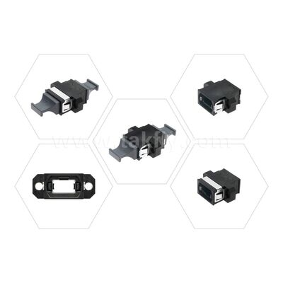 MPO MTP Adapter สายไฟเบอร์ออปติกคุณภาพสูงสําหรับศูนย์ข้อมูล FTTX Telecom