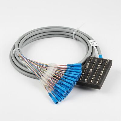 48 คอร์ สายไฟเบอร์ออปติกความหนาแน่นสูง พร้อม LSZH Sheath Multi-Fiber Cable Assembly