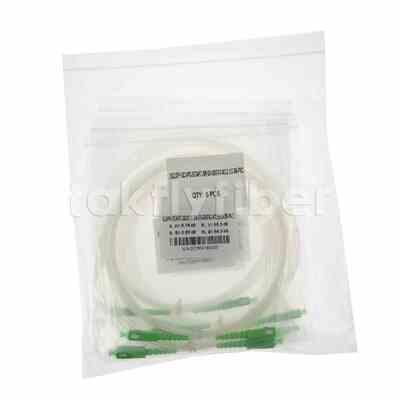 SCAPC to SCAPC Transparent Patch Cord G657A2 PVC Invisible Fiber Optic Patch Cable