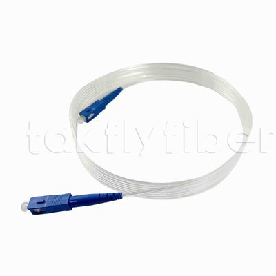 SC/UPC-SC/UPC Transparent Invisible FTTH Drop Cable Patchcord