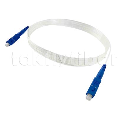 CPR Eca Certified SC SM G657A 2.0*3.0mm Invisible Fiber Optic Patchcord for FTTH and FTTR