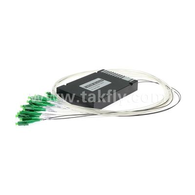 CWDM 8+1Channel MUX & DEMUX โมดูล ABS สายไฟเบอร์ออปติกสําหรับศูนย์ข้อมูล FTTX