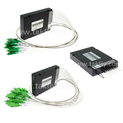 โมดูลไฟเบอร์ออปติก DWDM 8+1 ช่อง MUX+DEMUX ABS สำหรับศูนย์ข้อมูล โทรคมนาคม 5G