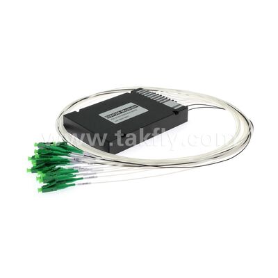 โมดูลไฟเบอร์ออปติก DWDM 8+1 ช่อง MUX+DEMUX ABS สำหรับศูนย์ข้อมูล โทรคมนาคม 5G