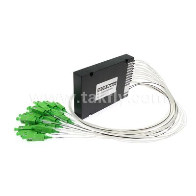 โมดูลไฟเบอร์ออปติก DWDM 8+1 ช่อง MUX+DEMUX ABS สำหรับศูนย์ข้อมูล โทรคมนาคม 5G