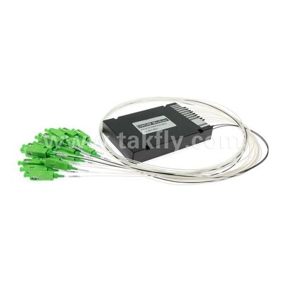 โมดูลไฟเบอร์ออปติก DWDM 8+1 ช่อง MUX+DEMUX ABS สำหรับศูนย์ข้อมูล โทรคมนาคม 5G