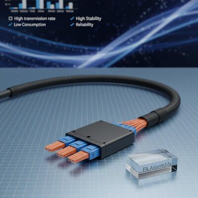 3x12F MTP - ชุดประกอบ FA ไฟเบอร์อาร์เรย์ 36 ช่อง พร้อมอัตราการส่งผ่านสูง การใช้พลังงานต่ำ และความเสถียรและความน่าเชื่อถือสูง