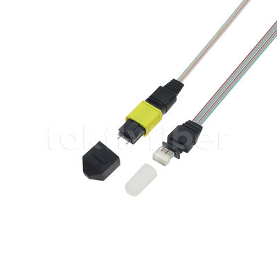 ส่วนประกอบไฟเบอร์อาร์เรย์ 2x8F MTP-16CH FA สำหรับแอปพลิเคชันศูนย์ข้อมูล CPO OCS ตัวรับส่งสัญญาณความเร็วสูง
