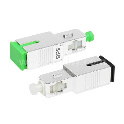 OEM ไฟเบอร์ออปติก แอตเทนูเอเตอร์คงที่ LC/SC/ST/FC SM/MM UPC/APC เพศชาย/เพศหญิงสําหรับศูนย์ข้อมูล FTTX
