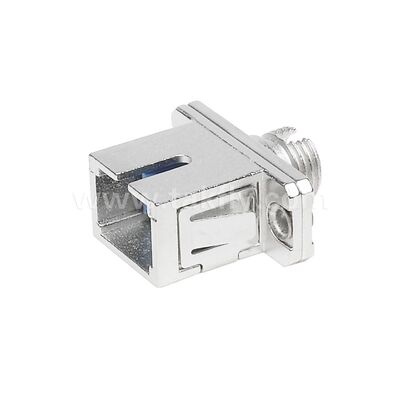 FC-SC Coupler Simplex Metal Hybrid Adapter ไฟเบอร์ออปติกตัวเมีย/ตัวเมียสำหรับศูนย์ข้อมูลโทรคมนาคม FTTX