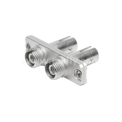 FC-ST Coupler Duplex Metal Hybrid Adapter หญิง/หญิง สายไฟเบอร์ออปติกสําหรับศูนย์ข้อมูล โทรคมนาคม FTTX