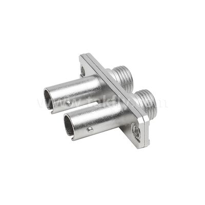 FC-ST Coupler Duplex Metal Hybrid Adapter หญิง/หญิง สายไฟเบอร์ออปติกสําหรับศูนย์ข้อมูล โทรคมนาคม FTTX