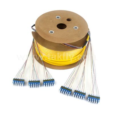 Fiber Optic Patch Cords 36Cores SC-SC Pre-terminated Breakout Patchcord for Telecom Data Center