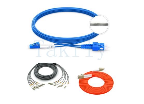 สายแพทช์ไฟเบอร์หุ้มเกราะ | ท่อสแตนเลสและเคฟล่าเสริมแรง | Bend-Insensitive สำหรับ FTTH, ศูนย์ข้อมูล และเครือข่ายอุตสาหกรรม