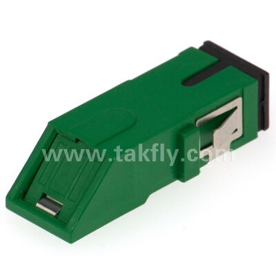 SC Zirconia Sleeve Fiber Optic Adapter พร้อมตัวเลือก Duplex และการตั้งค่า Flangeless