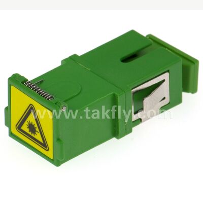 SC Zirconia Sleeve Fiber Optic Adapter พร้อมตัวเลือก Duplex และการตั้งค่า Flangeless