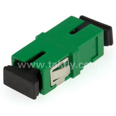 SC Zirconia Sleeve Fiber Optic Adapter พร้อมตัวเลือก Duplex และการตั้งค่า Flangeless
