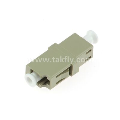 อะแดปเตอร์ไฟเบอร์ออปติก SC – ปลอกเซอร์โคเนีย, แบบไม่มีหน้าแปลนหรือแบบหน้าแปลนคู่ สำหรับการทำงาน SM/MM, -40~85°C