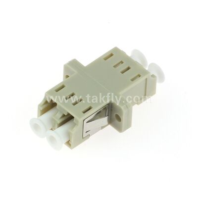 อะแดปเตอร์ไฟเบอร์ออปติก SC – ปลอกเซอร์โคเนีย, แบบไม่มีหน้าแปลนหรือแบบหน้าแปลนคู่ สำหรับการทำงาน SM/MM, -40~85°C