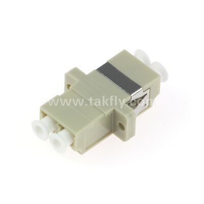 อะแดปเตอร์ไฟเบอร์ออปติก SC – ปลอกเซอร์โคเนีย, แบบไม่มีหน้าแปลนหรือแบบหน้าแปลนคู่ สำหรับการทำงาน SM/MM, -40~85°C
