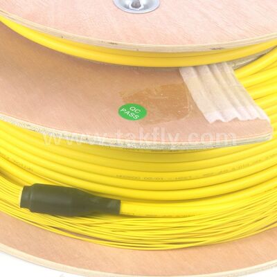 สายพับไฟเบอร์ออปติก 48Cores SC-SC Pre-terminated Breakout Patchcord สําหรับศูนย์ข้อมูลโทรคมนาคม