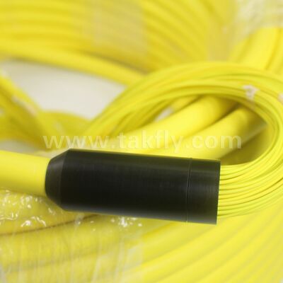 สายพับไฟเบอร์ออปติก 96Cores LC-LC ปิดก่อน Breakout Patchcord สําหรับศูนย์ข้อมูลโทรคมนาคม