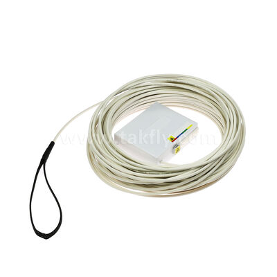 FTTH Pre-Termined Fiber Outlet Kit หน่วยติดตั้งผนังไร้เครื่องมือ ไม่มีการผสมรวมสายเคเบิลสําหรับการติดตั้ง FTTB อย่างรวดเร็ว
